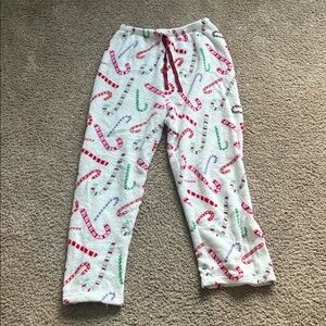 Festive Candy Cane Kids Pajama Pants